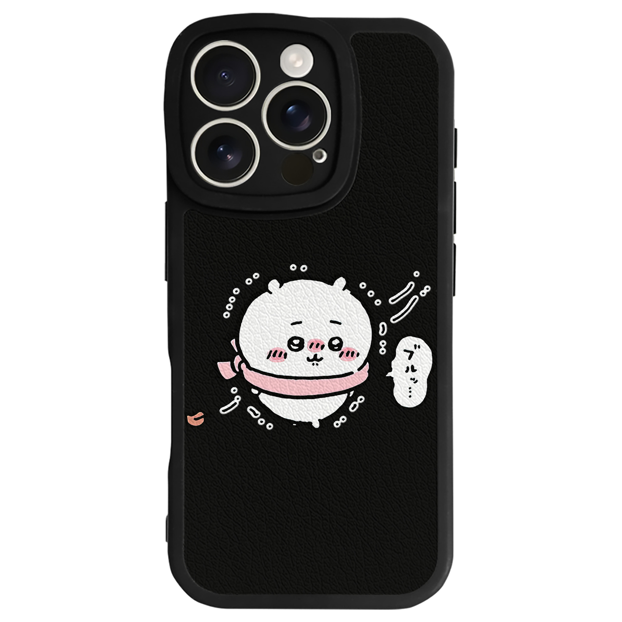 （画像用） ちいかわ ちいかわ Chii-kawa chiikawa 【iPhone 16シリーズ対応】シリコンスマホケース（レザー調） 材質：シリコン